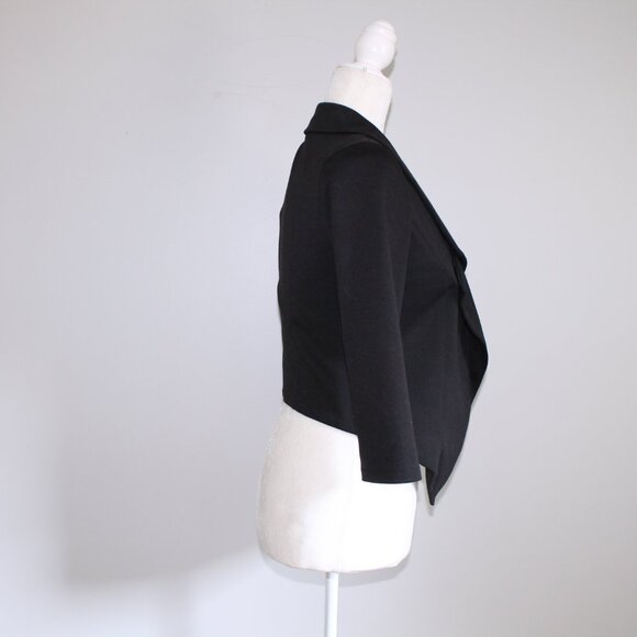Sun Bleached Abbey (PACSUN) Black Asymetrical Blazer Sz S - Picture 5 of 6